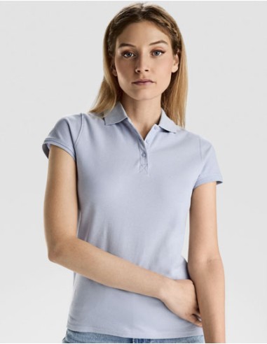 ROL-PO6634-Womens Star Poloshirt
